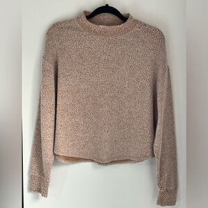Socialite Fuzzy Mock Neck Sweater